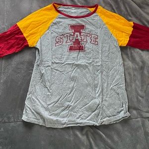 Iowa State Quarter Sleeve Shirt Size: Youth XL
